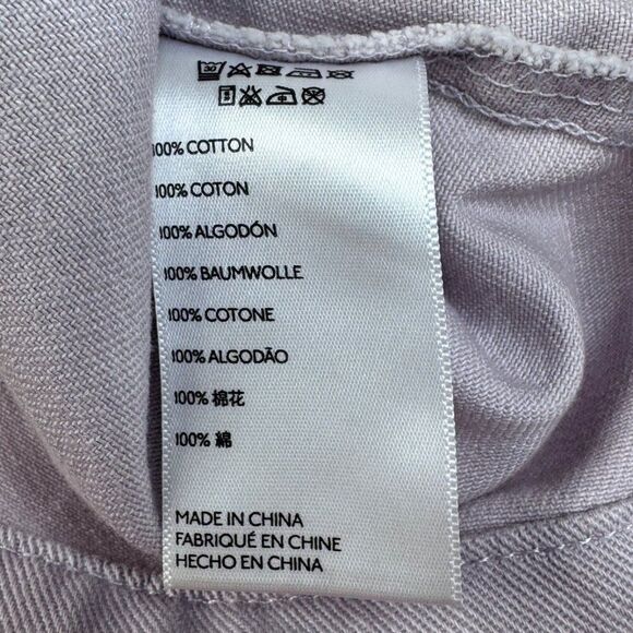 BDG Urban Outfitters Button Down A-line Twill Skirt Lilac Purple - Picture 5 of 8